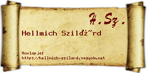 Hellmich Szilárd névjegykártya