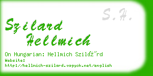 szilard hellmich business card